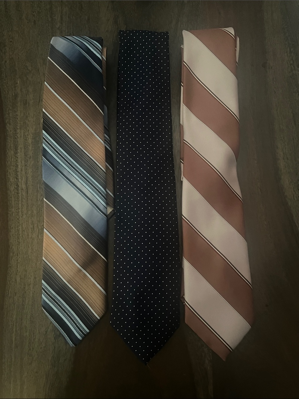 Lot of three vintage Pierre Cardin ties made in Canada